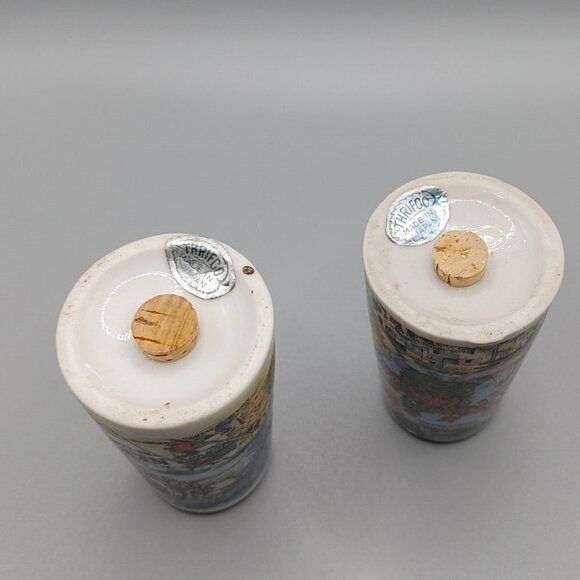 Vintage New Mexico Souvenir Salt & Pepper Shaker Set Cork Plugs Japan - Picture 5 of 6
